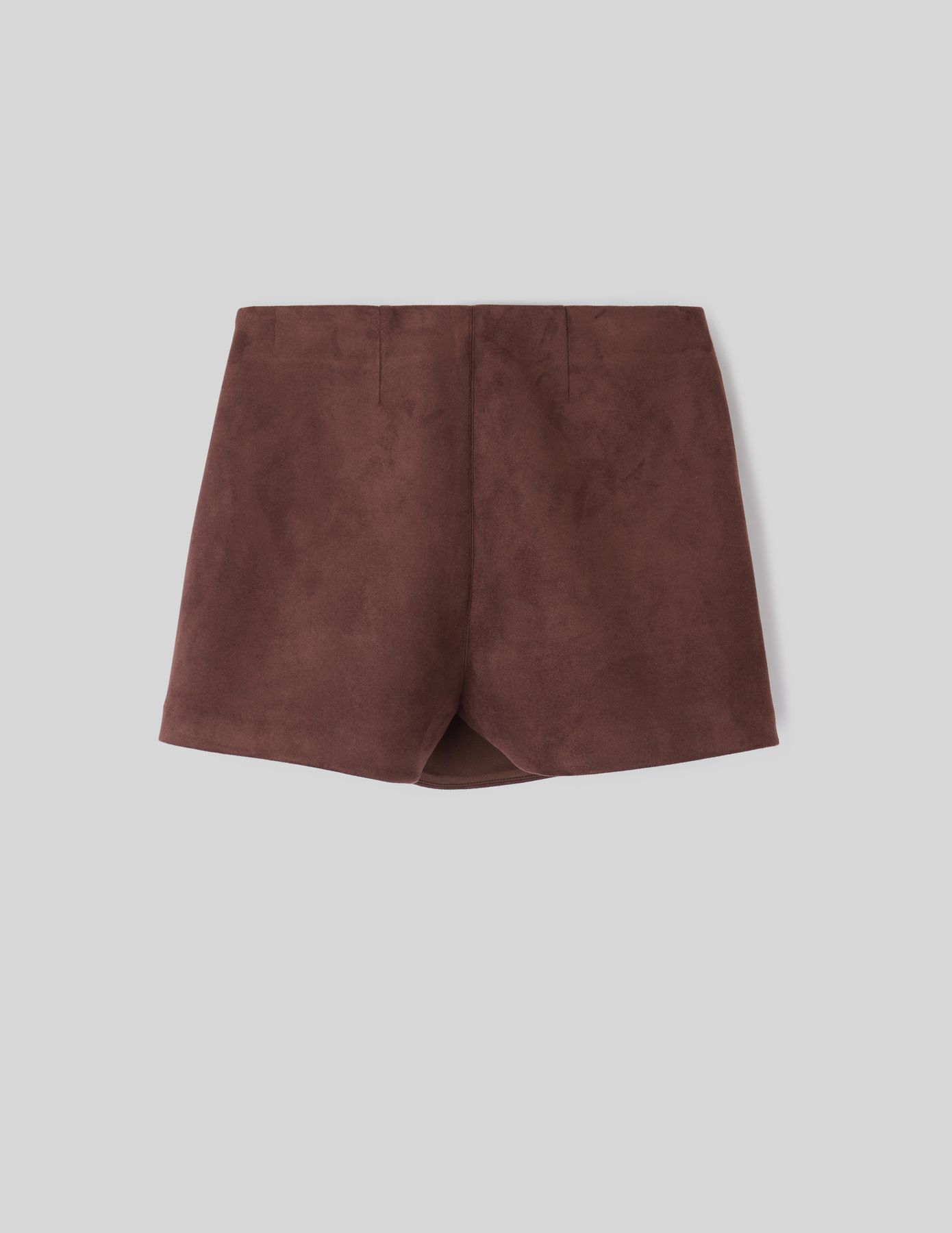 Jupe short su&eacute;dine