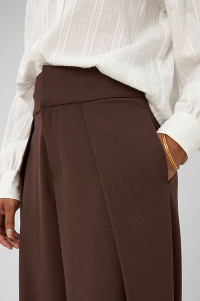 Pantalon ample pliss&eacute;