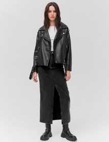 Jupe longue en jean