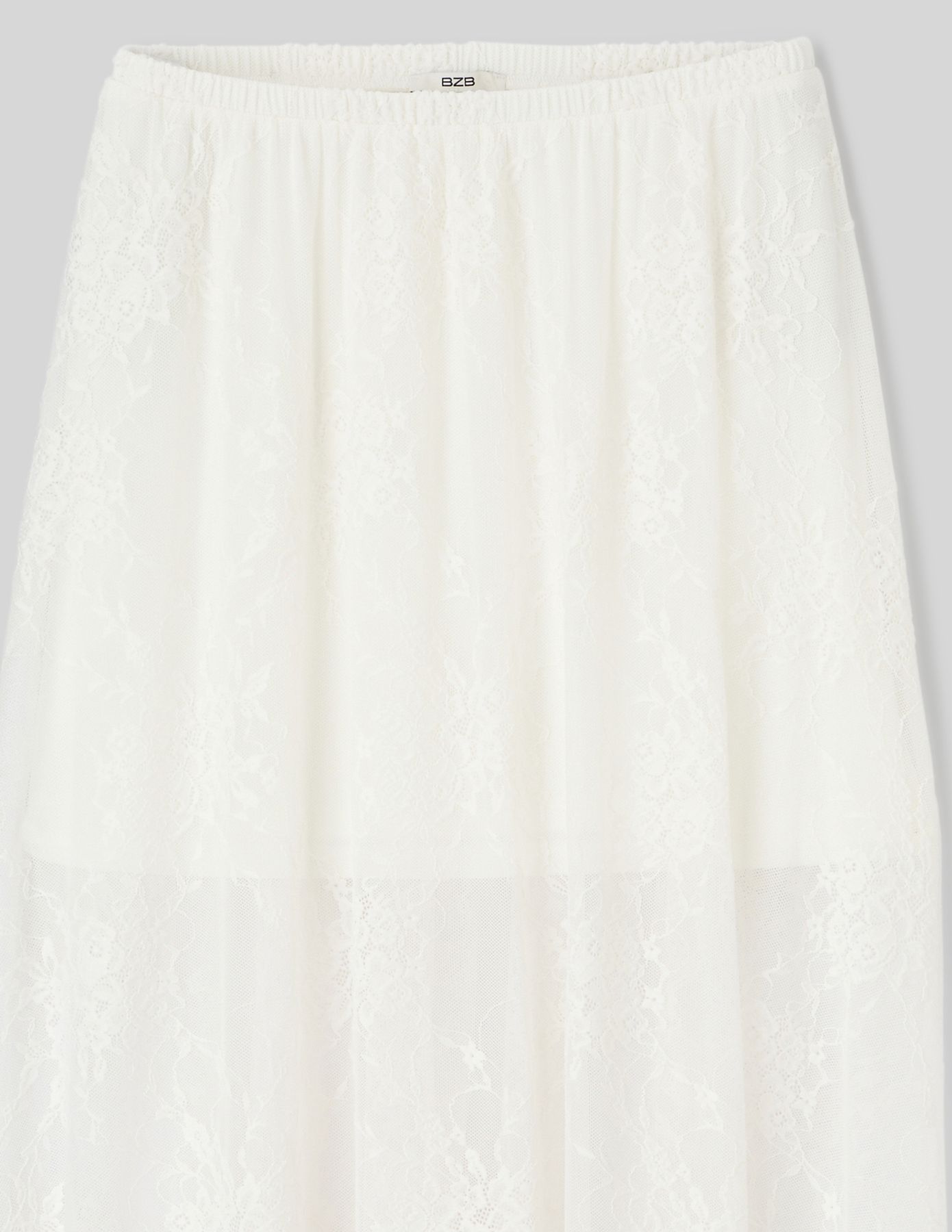 Jupe longue en dentelle