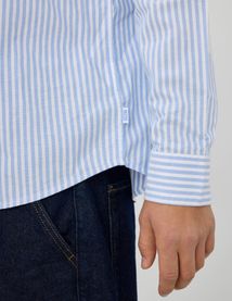 Chemise rayée droite