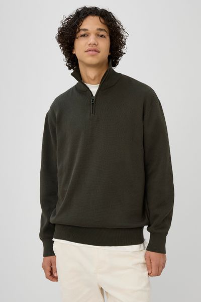 Pull col montant zippé