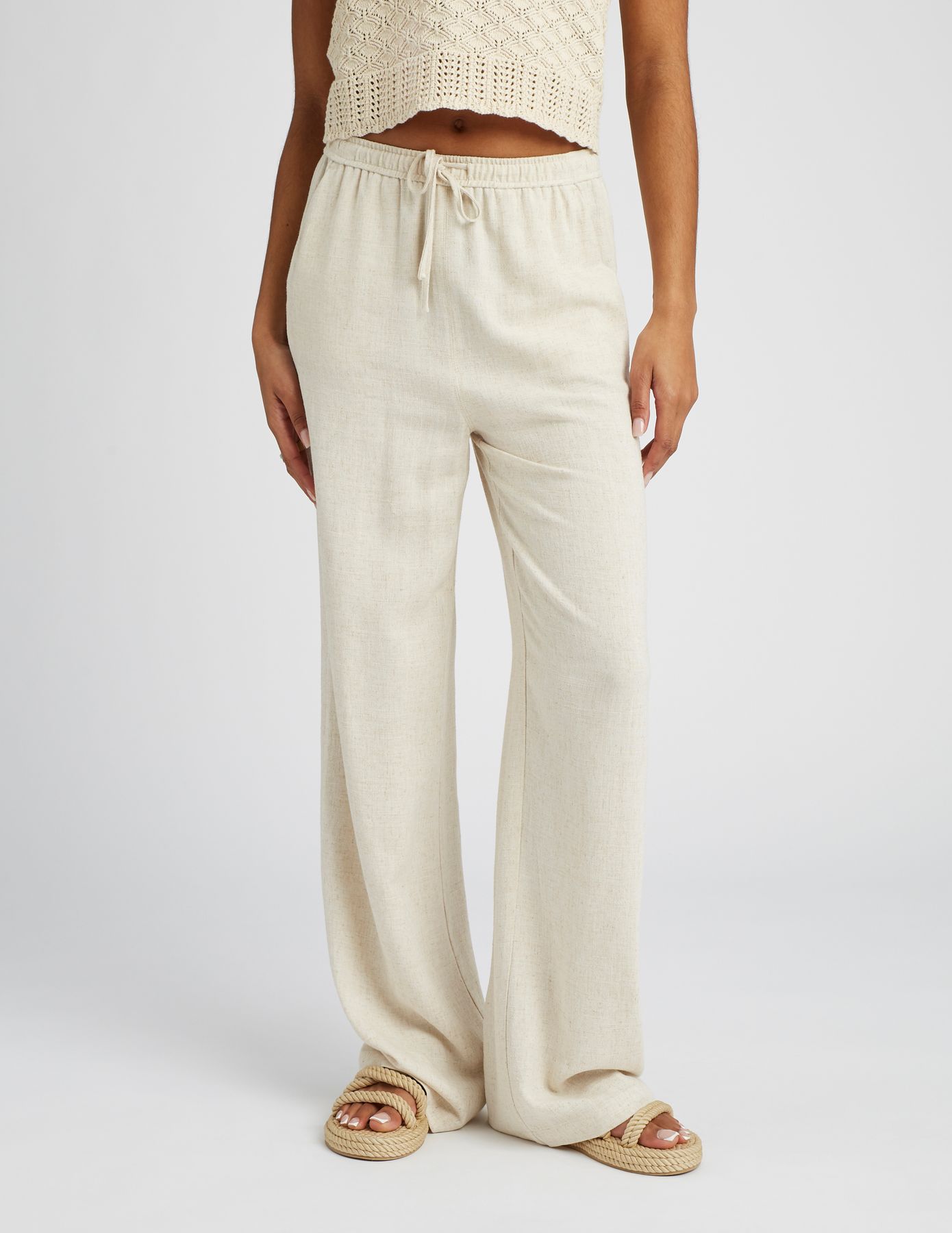Pantalon fluide droit