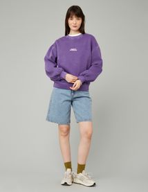 Sweat col rond imprimé