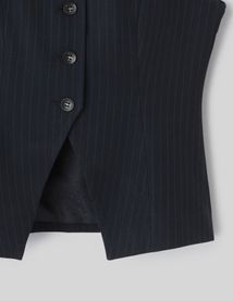 Gilet assym&eacute;trique