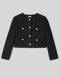 Veste courte en tweed