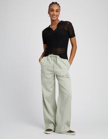 Pantalon fluide avec poches en lyocell