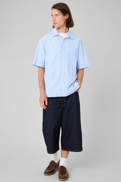 Chemise manches courtes ray&eacute;es