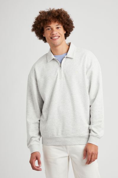 Sweat col polo oversize