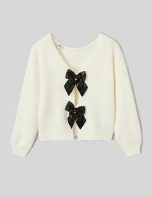 Gilet noeuds sequins