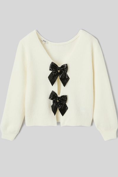 Gilet noeuds sequins