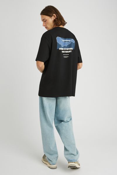 T-shirt imprim&eacute; devant dos