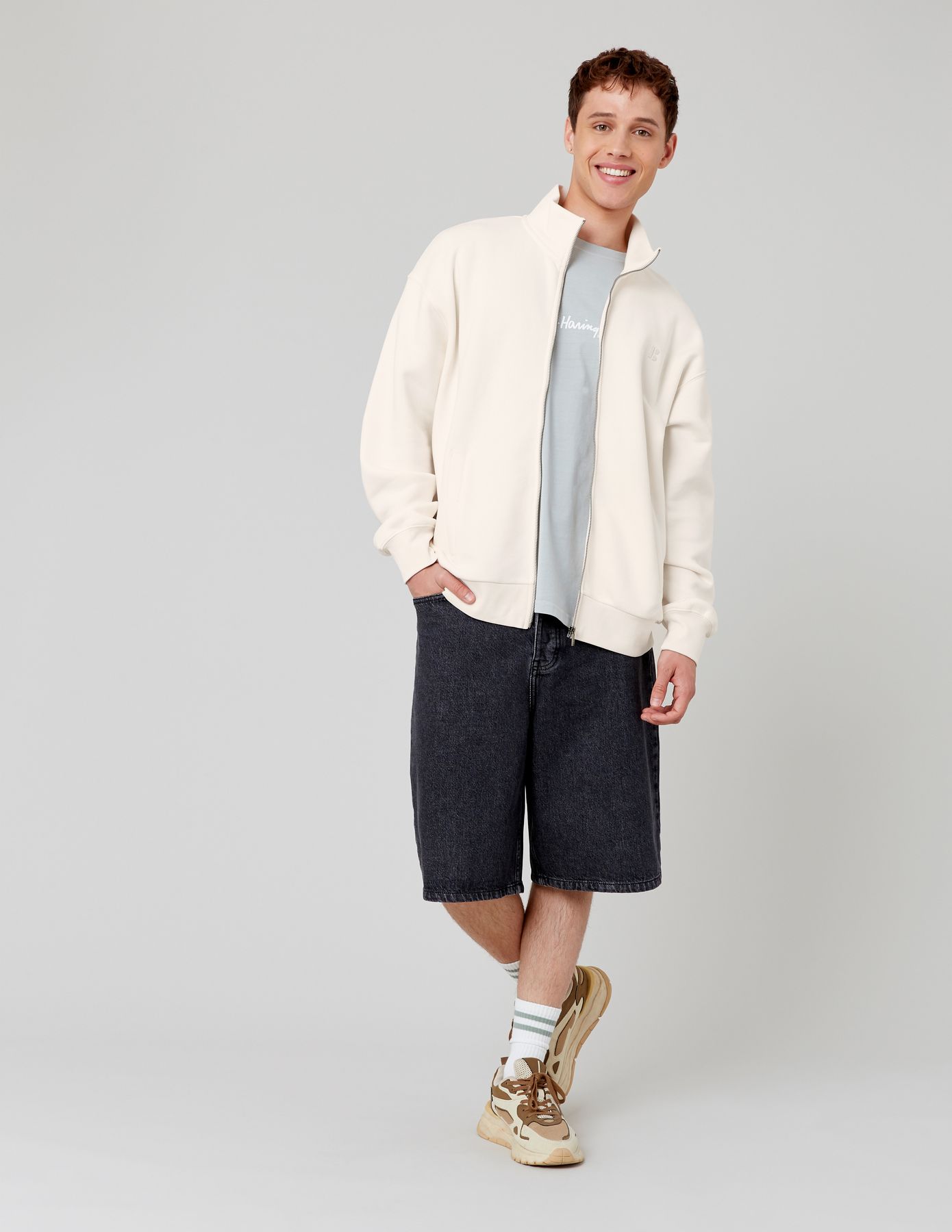 Sweat zippé