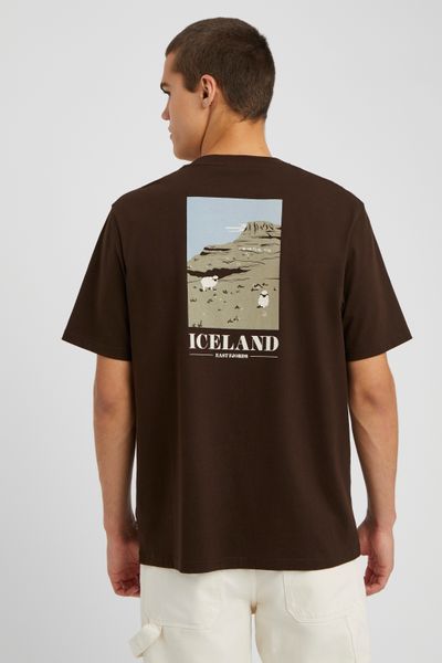 T-shirt imprim&eacute; devant dos