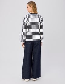 T-shirt manches longues ray&eacute;