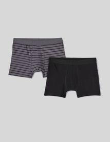 Lot 2 boxers rayures