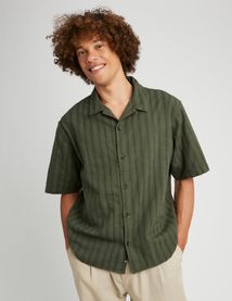 Chemise manches courtes broderie anglaise