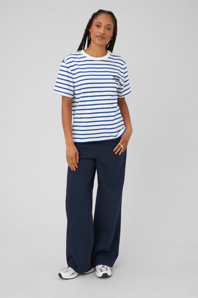 T-shirt ray&eacute; manches courtes