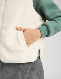 Gilet sans manches r&eacute;versible