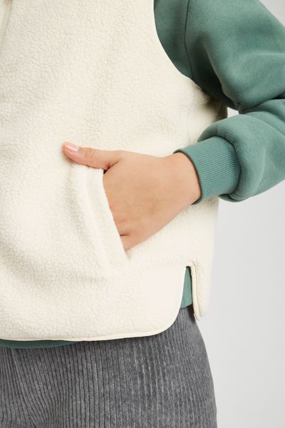 Gilet sans manches r&eacute;versible