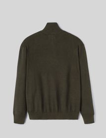 Pull col montant zippé