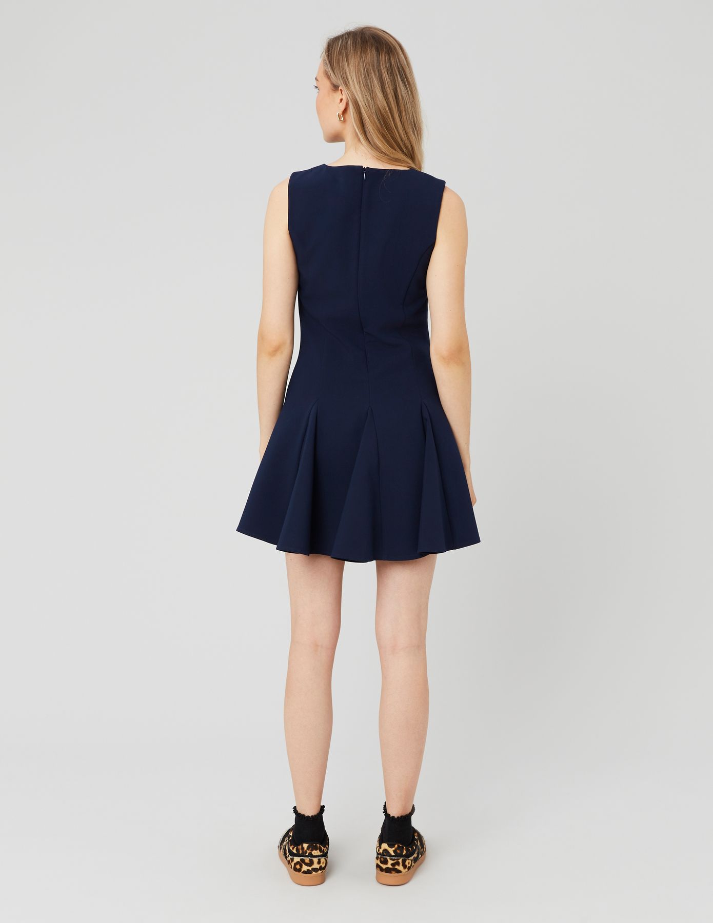 Robe sans manches patineuse