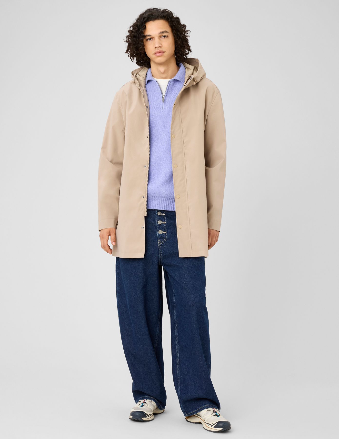 Parka l&eacute;g&egrave;re &agrave; capuche