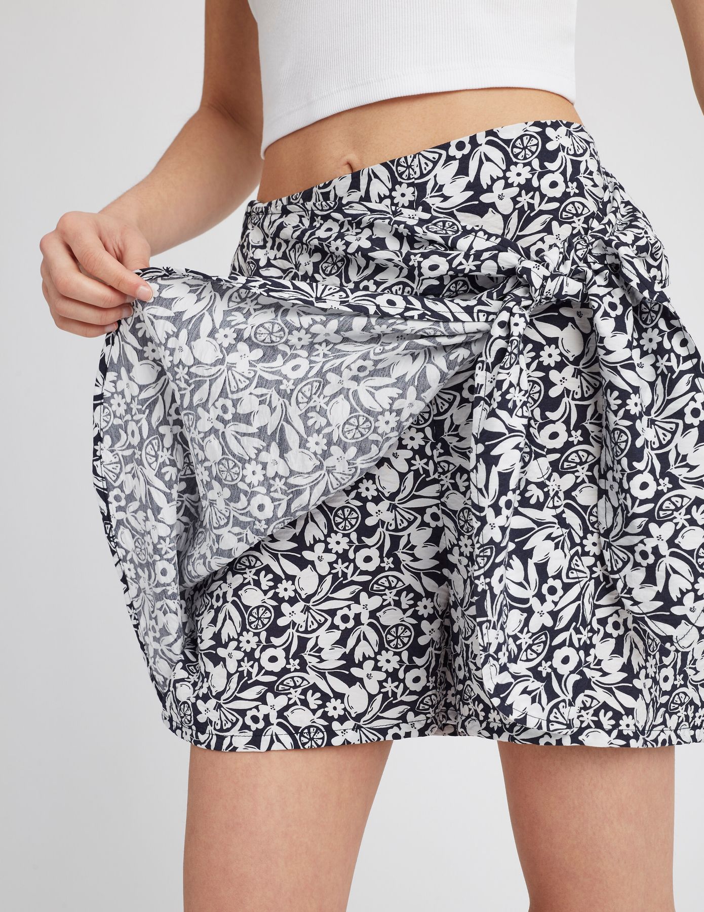 Jupe short imprimée