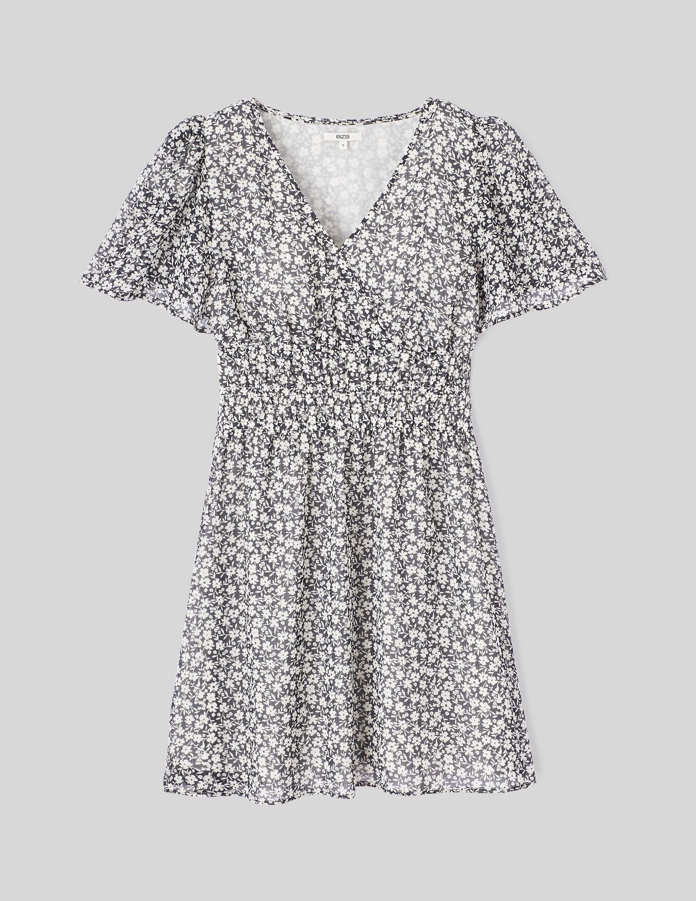 Robe courte imprim&eacute;e