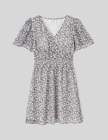 Robe courte imprim&eacute;e