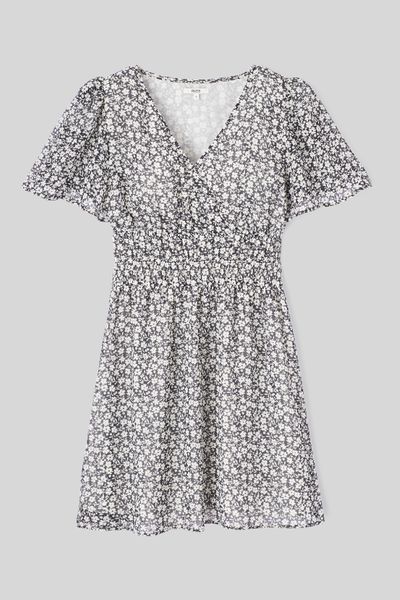 Robe courte imprim&eacute;e