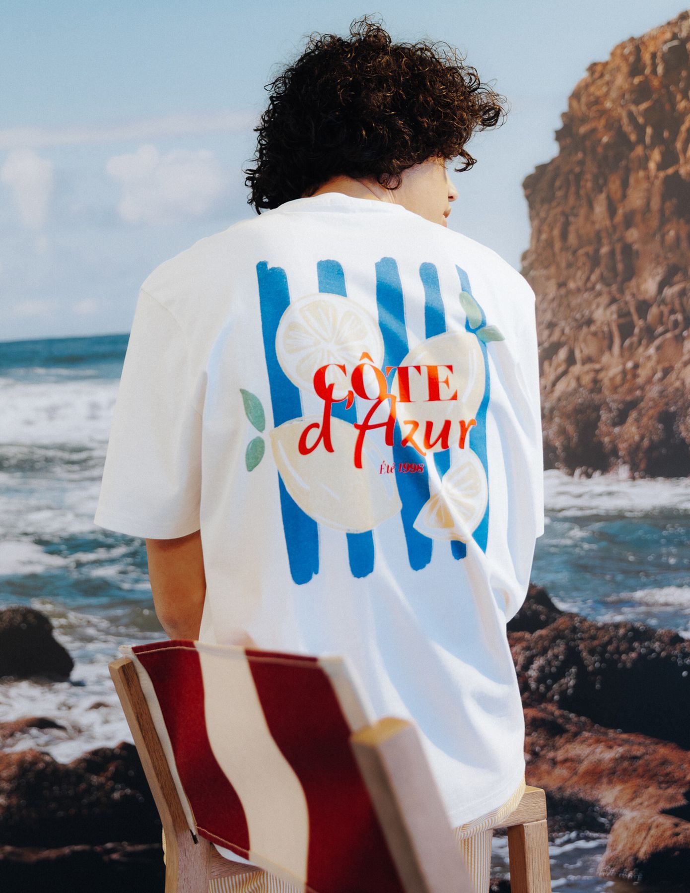 T-shirt imprim&eacute; devant/dos