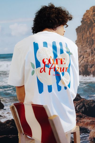 T-shirt imprim&eacute; devant/dos