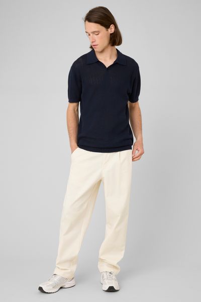 Polo maille ajour&eacute;e