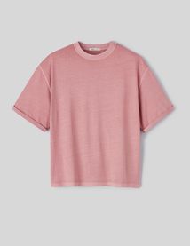 T-shirt d&eacute;lav&eacute; imprim&eacute;