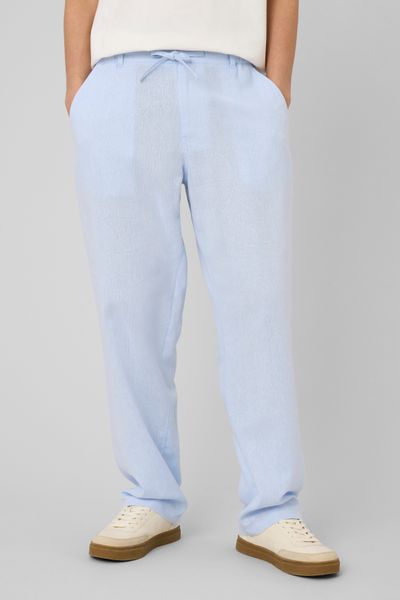 Pantalon de ville fluide viscose lin