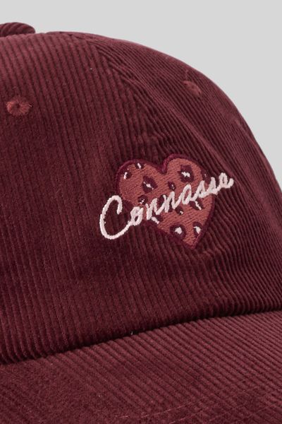 Casquette en velours c&ocirc;tel&eacute;