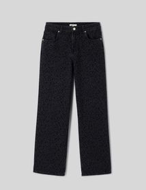 Jean baggy l&eacute;opard