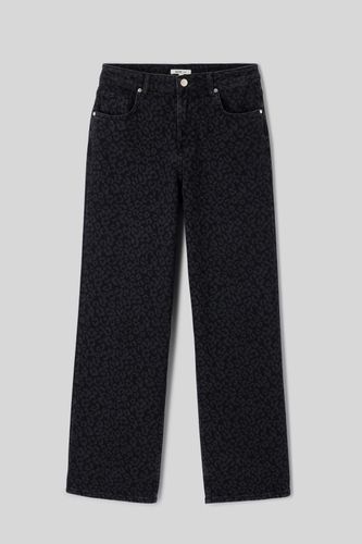 Jean baggy l&eacute;opard