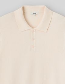 Polo matière fantaisie