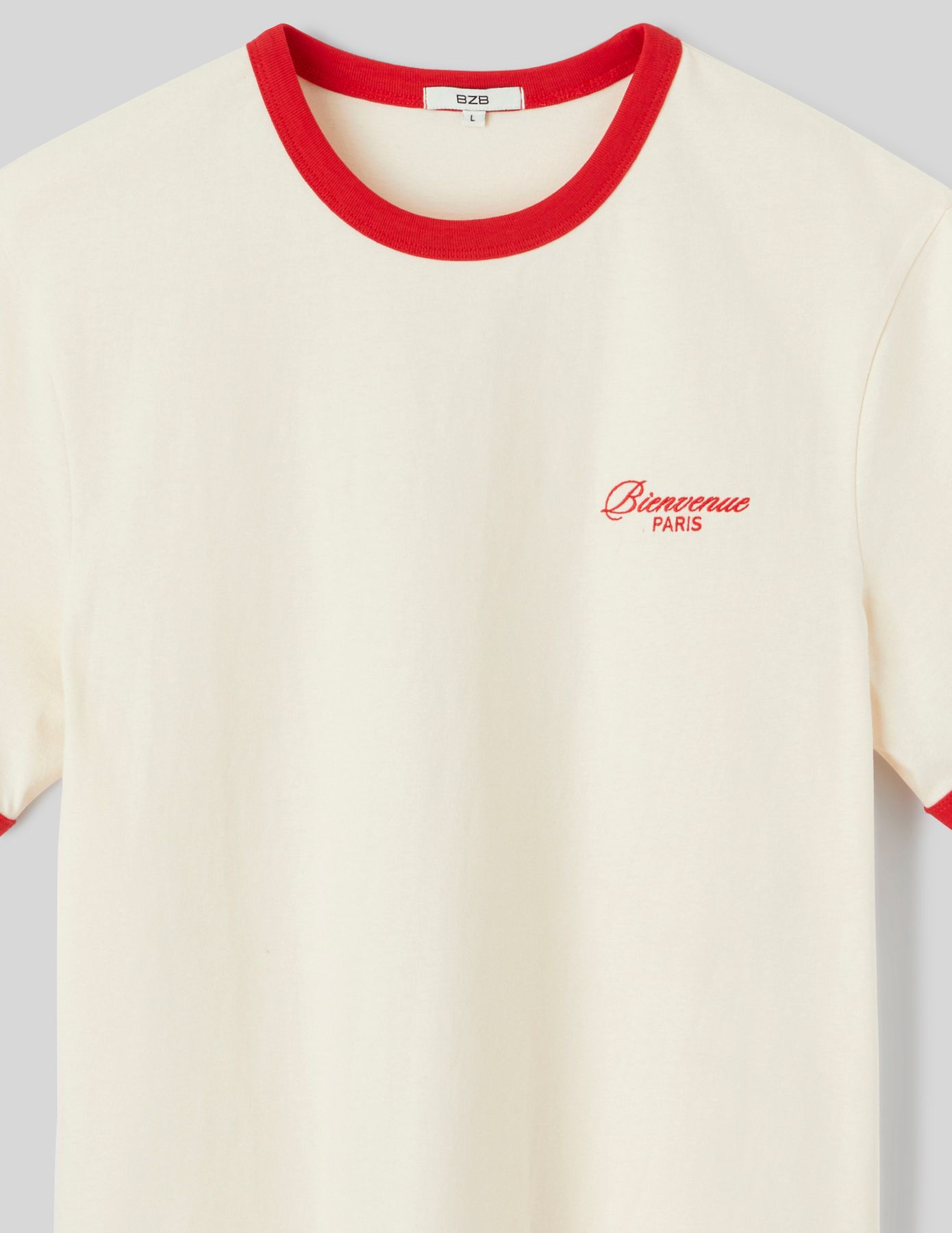 T-shirt contrasté