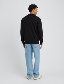 Pull col montant zippé