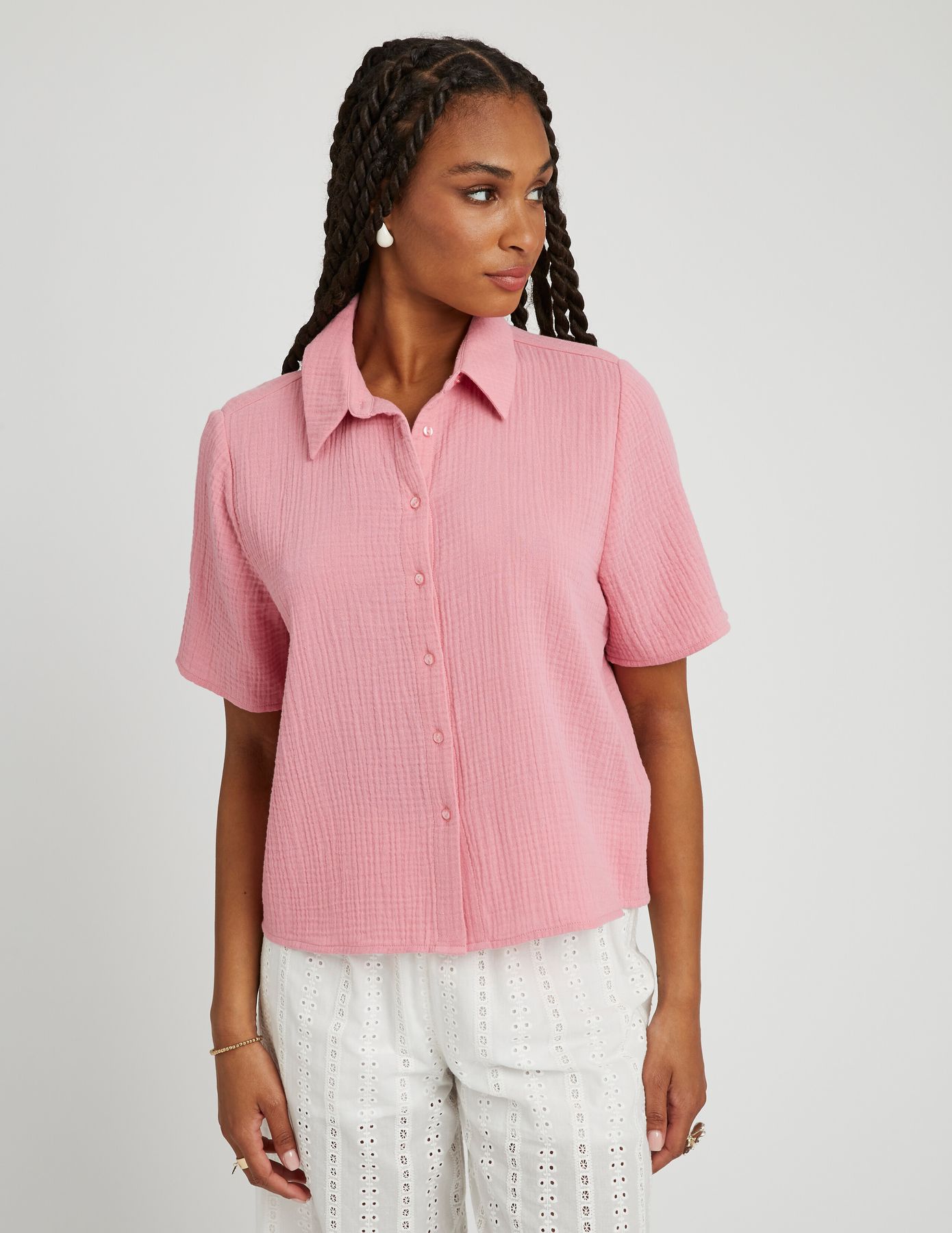 Chemise en gaze de coton