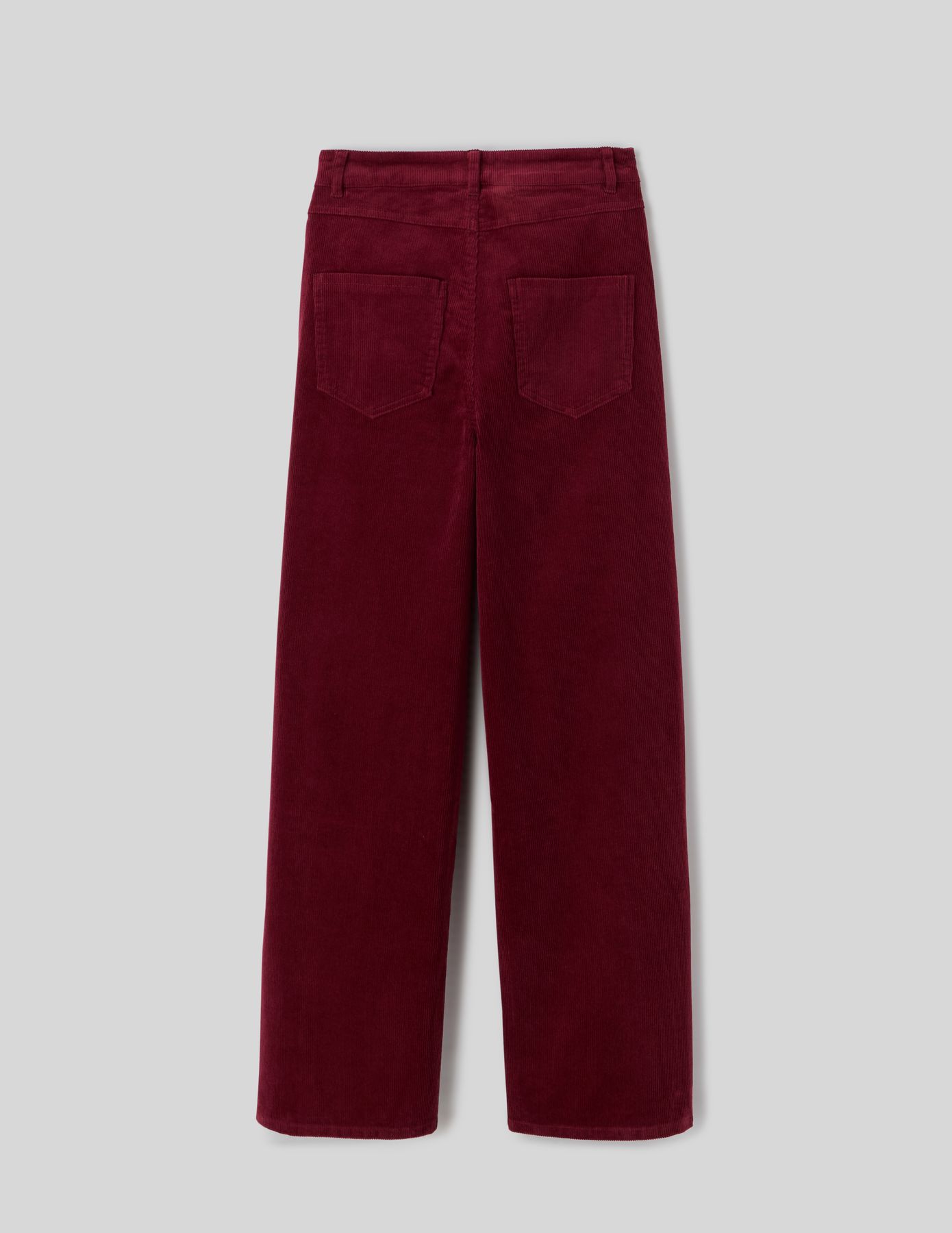 Pantalon wide leg en velours