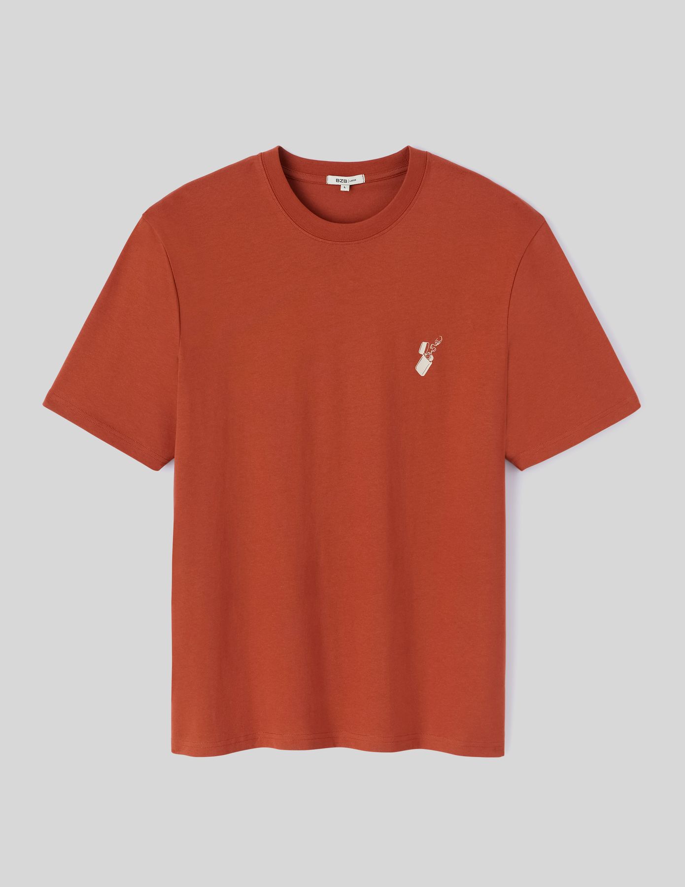 T-shirt broderie poitrine