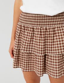 Jupe smocks vichy