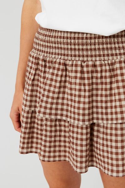 Jupe smocks vichy