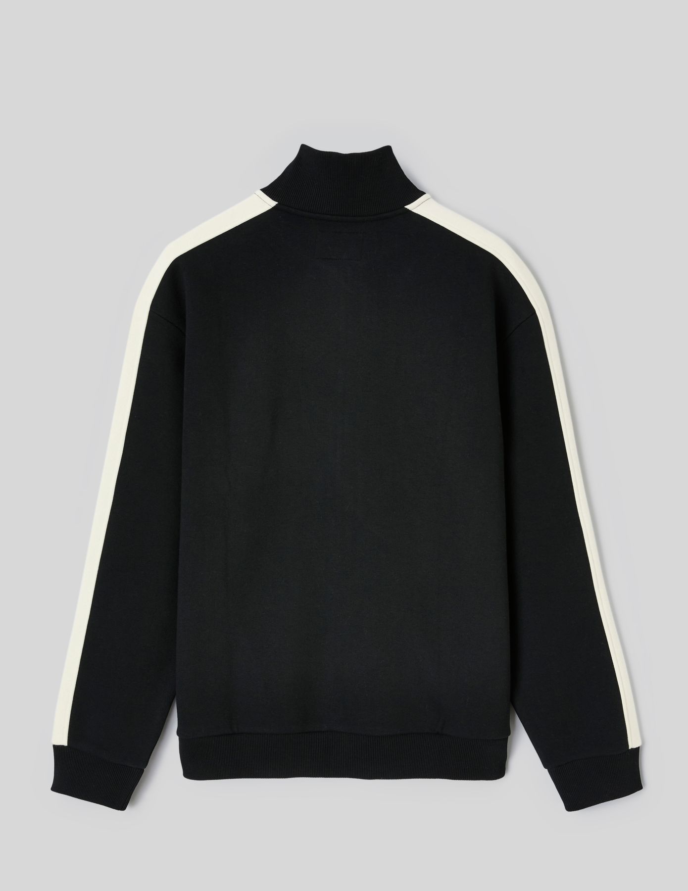 Sweat zipp&eacute; &agrave; bandes
