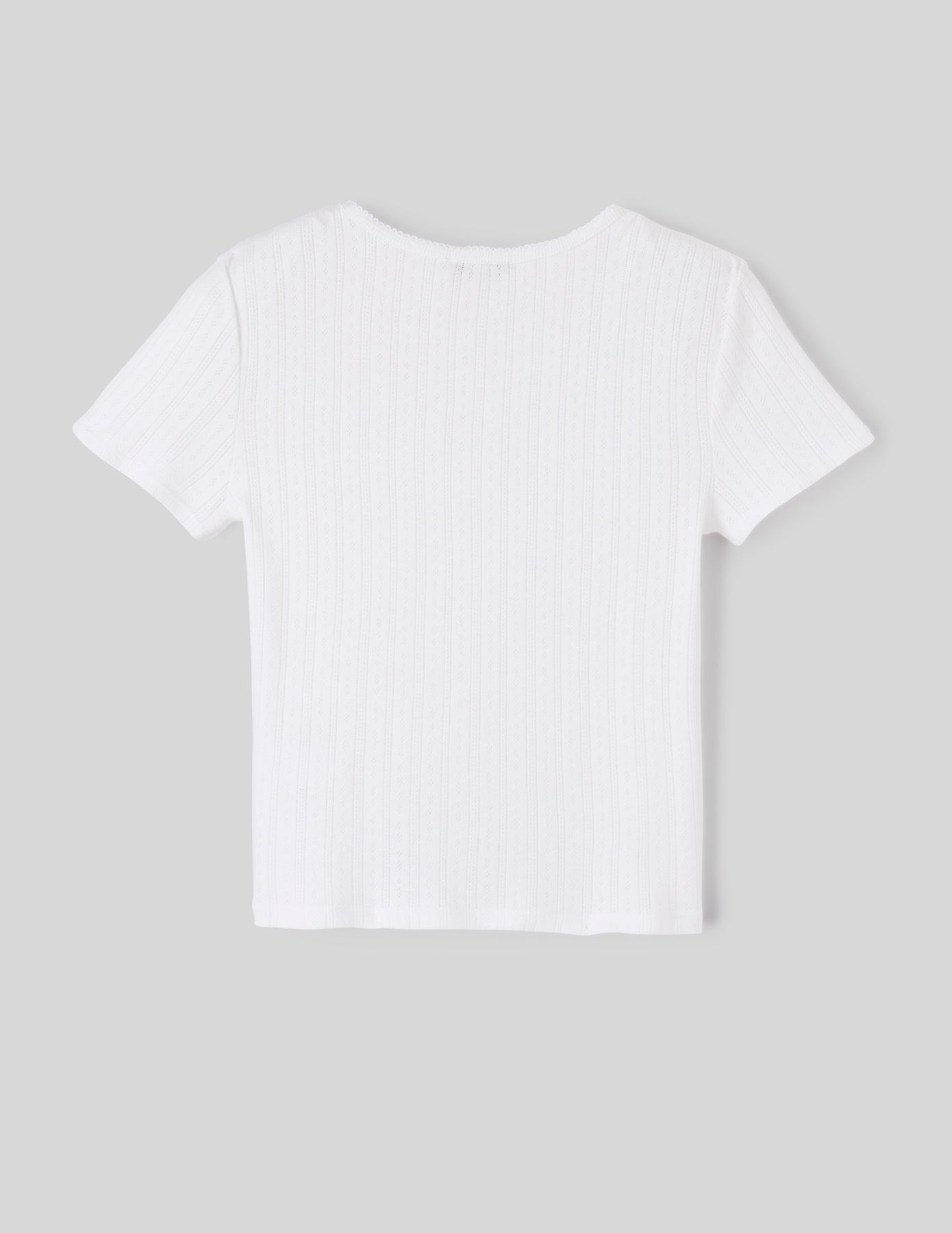 T-shirt pointelle