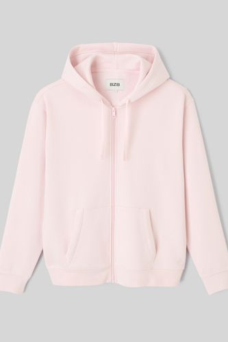 Sweat zipp&eacute; &agrave; capuche